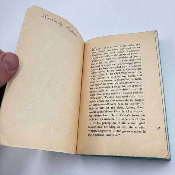 The Adventures of Huckleberry Finn by Mark Twain (1965, Paperback) dell pub - Picture 4 of 6